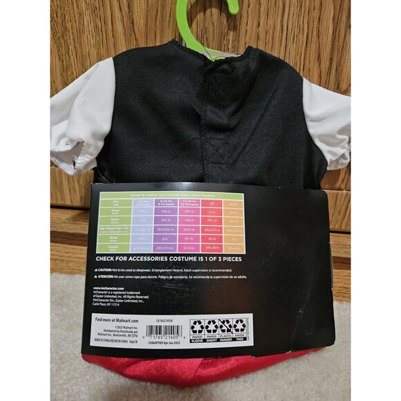 Baby Little Red Riding Hood Dress Up Halloween Costume - 6-12M Months - Picture 3 of 3